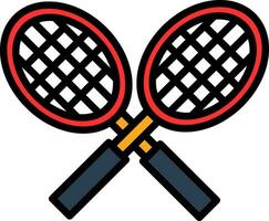 Tennis racket Vector Icon Design