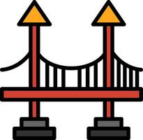 diseño de icono de vector de puente