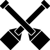 Oar Vector Icon Design