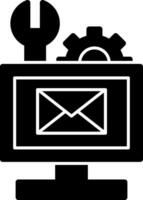 Email Troubleshooting Vector Icon Design