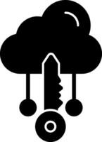 Cloud Access Vector Icon Design