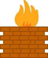 Firewall Configuration Vector Icon Design