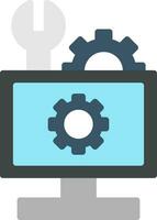 Hardware Troubleshooting Vector Icon Design