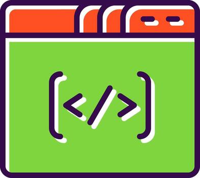 Coding Vector Icon Design