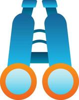 Binoculars Vector Icon Design