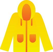 Raincoat Vector Icon Design
