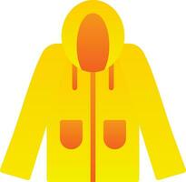 Raincoat Vector Icon Design