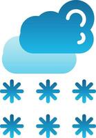 Snow Vector Icon Design