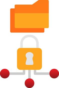 Data Encryption Vector Icon Design