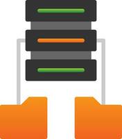 Data Backup Vector Icon Design