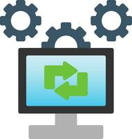 Software Configuration Vector Icon Design