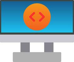 Remote Desktop Vector Icon Design