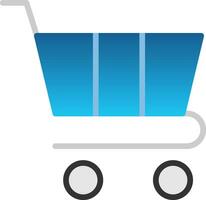 diseño de icono de vector de carrito de compras