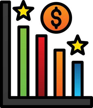 Analytics Vector Icon Design