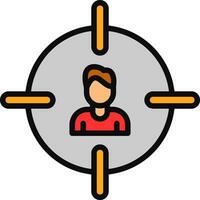 Target Audience Vector Icon Design