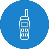 Walkie talkie Vector Icon Design