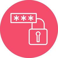 Password Reset Vector Icon Design