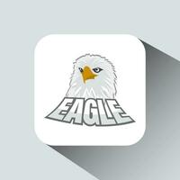 Eagle mascot logo design vector template.