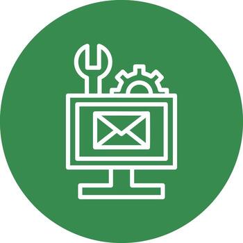 correo electrónico solución de problemas vector icono diseño
