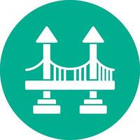 diseño de icono de vector de puente