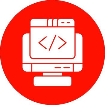 Coding Vector Icon Design