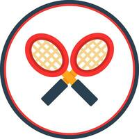 Tennis racket Vector Icon Design