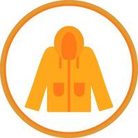 Raincoat Vector Icon Design