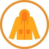 Raincoat Vector Icon Design