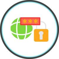 Network Security Vector Icon Design