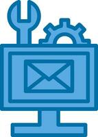 Email Troubleshooting Vector Icon Design