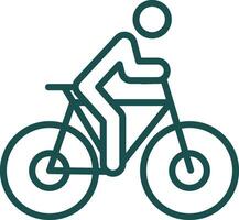Cycling Vector Icon Design