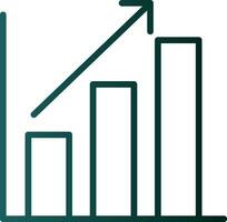 Bar chart Vector Icon Design