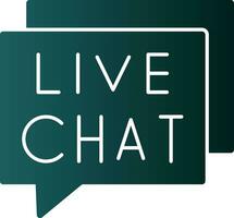 Live Chat Vector Icon Design