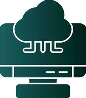 Cloud Computing Vector Icon Design
