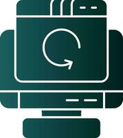 Landing Page Vector Icon Design
