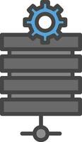 Server Maintenance Vector Icon Design