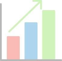 Bar chart Vector Icon Design