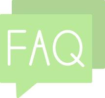 FAQ Vector Icon Design