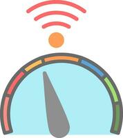 Network Speed Vector Icon Design