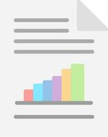 Bar Chart Vector Icon Design