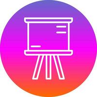 Whiteboard Vector Icon Design