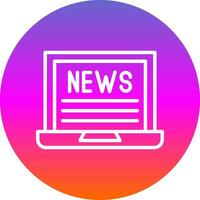 diseño de icono de vector de noticias