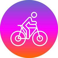 diseño de icono de vector de ciclismo