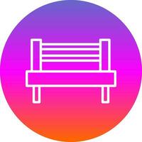 Bench Vector Icon Design