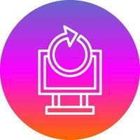 Data Recovery Vector Icon Design