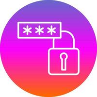 Password Reset Vector Icon Design