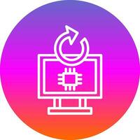 Hardware Upgrade Vector Icon Design