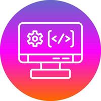 Web Development Vector Icon Design