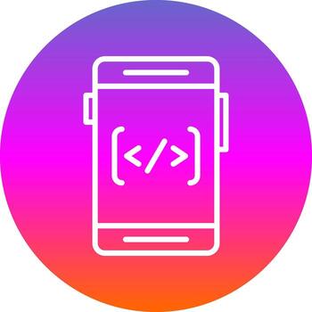 Coding Vector Icon Design