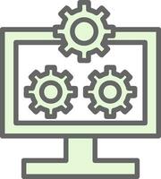 System Configuration Vector Icon Design